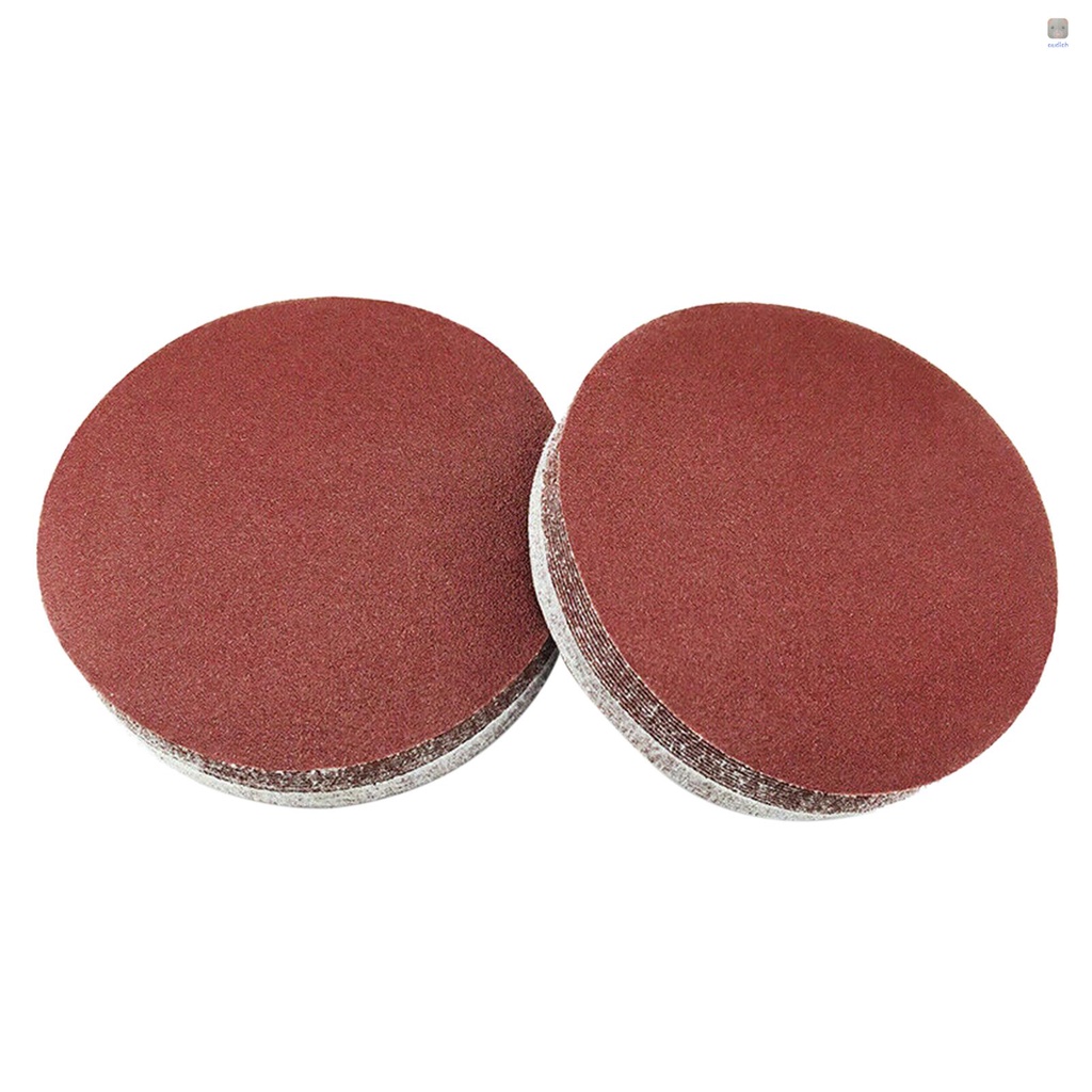Set 100 Đĩa Chà Nhám 2in Độ Nhám 80-3000 Grit Dùng Đánh Bóng / Đánh Bóng Cao