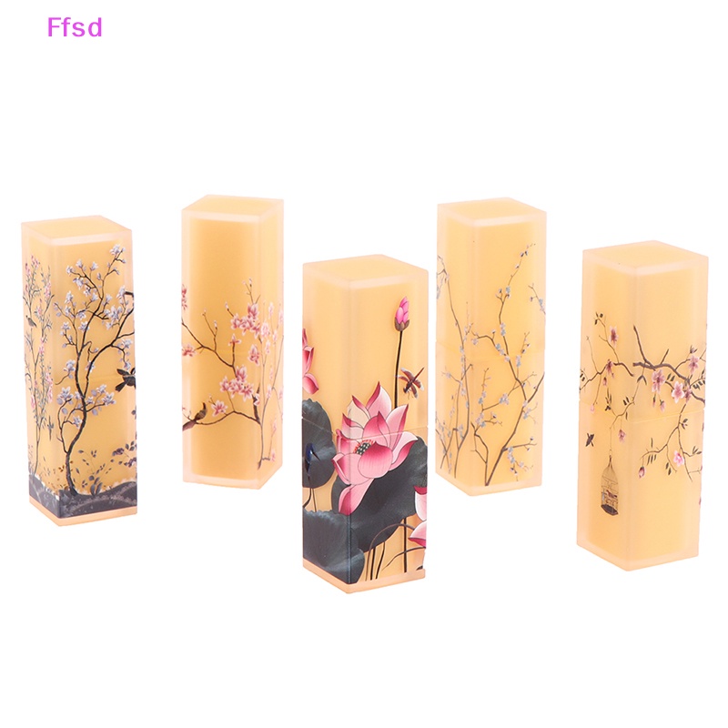 {Ffsd} Hộp Rỗng Đựng Son Dưỡng Môi 3D Có Thể Nạp Đầy Lại Dùng Khi Đi Du Lịch * Bán Chạy