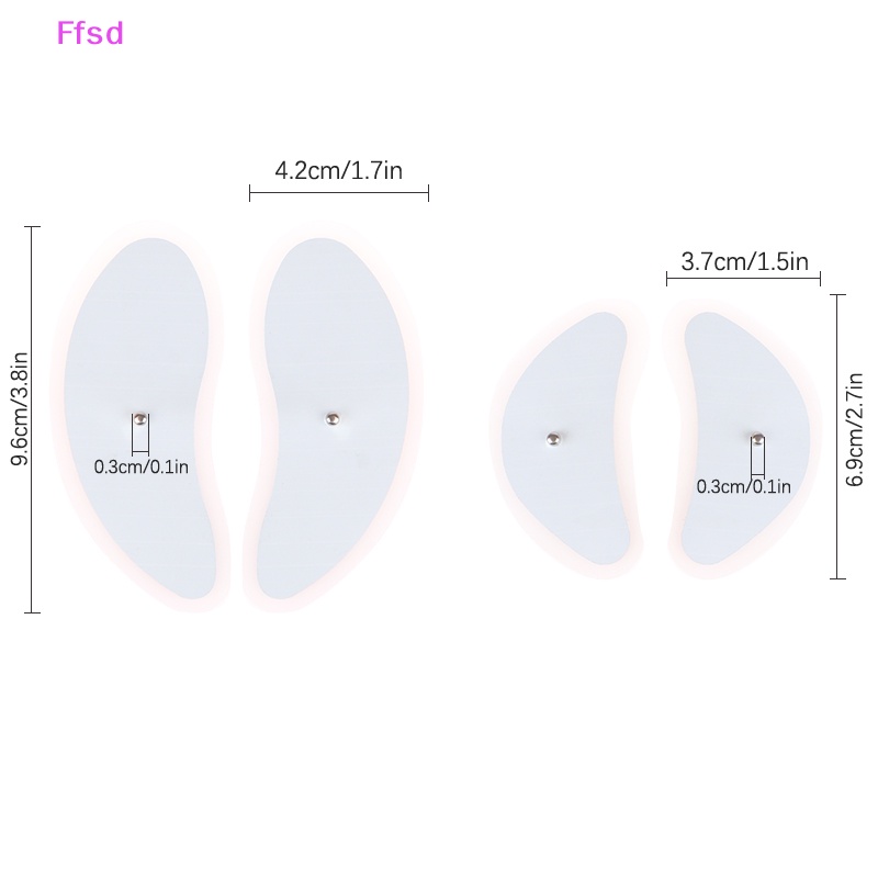 Bộ 2 Cặp Miếng Đệm Thay Thế Cho Máy Mát Xa Cơ Mặt