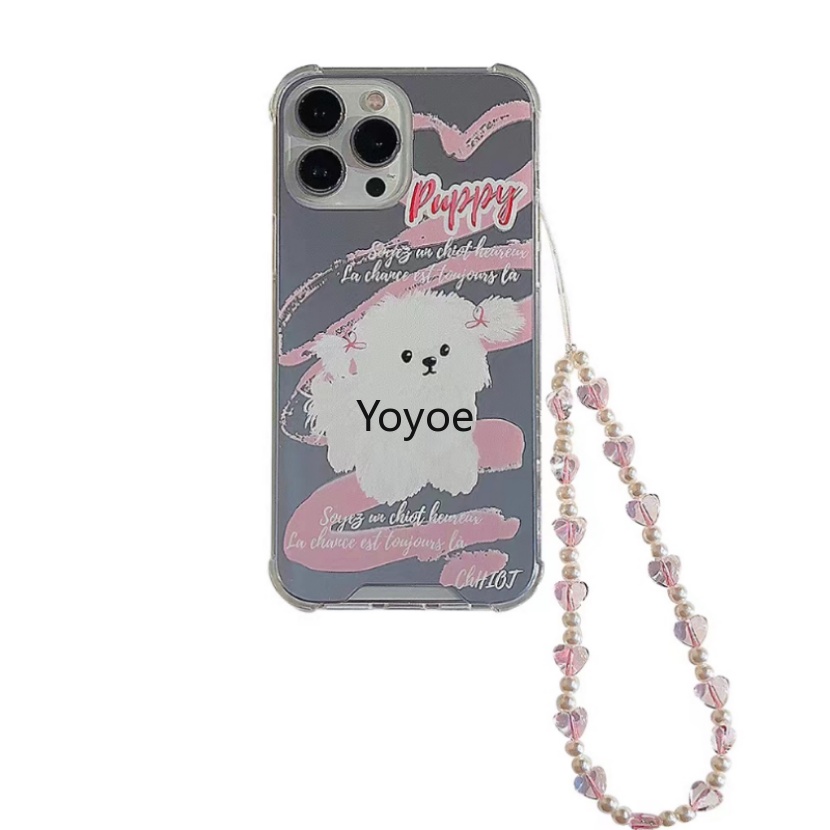 Ốp Điện Thoại Silicone Mềm Chống Sốc In Hình Chú Cún Dễ Thương Cho iPhone 14 13 12 11 Pro Max Xr X XS 7 8 SE 14 Plus