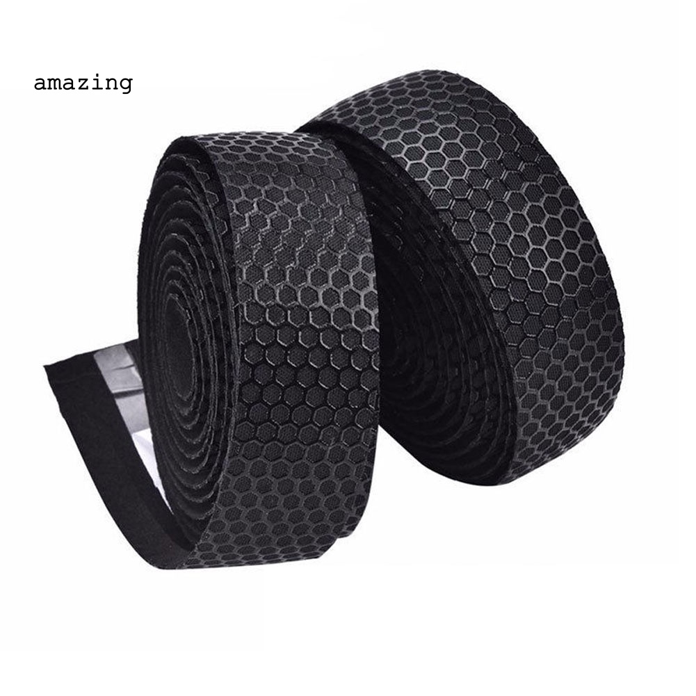 Dây Silicone Quấn Tay Lái Xe Đạp Kèm 2 Nút Chặn