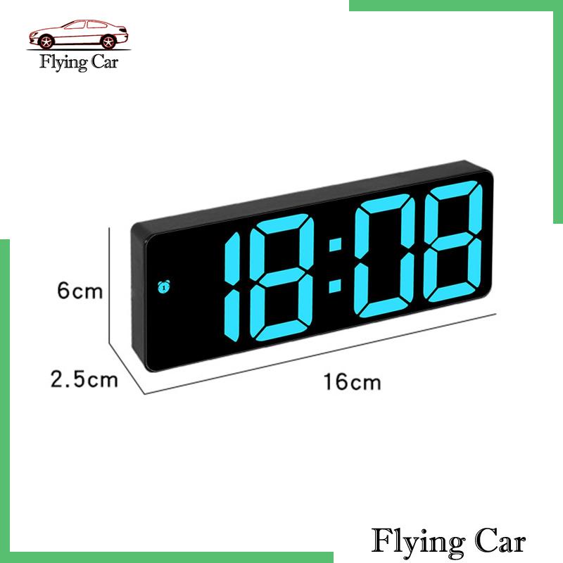 [Lzdjfmy2] Đồng Hồ Để Bàn Màu Xanh Dương Nhiệt Độ Trong Nhà / Văn Phòng