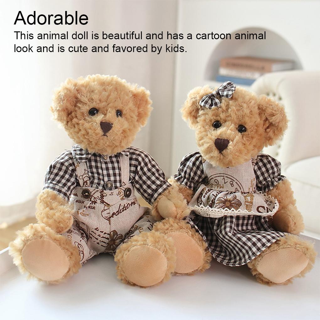 1 Cặp Đồ chơi nhồi bông Hình Động Vật Dễ Thương Trang Trí Phòng Khách / Phòng Ngủ