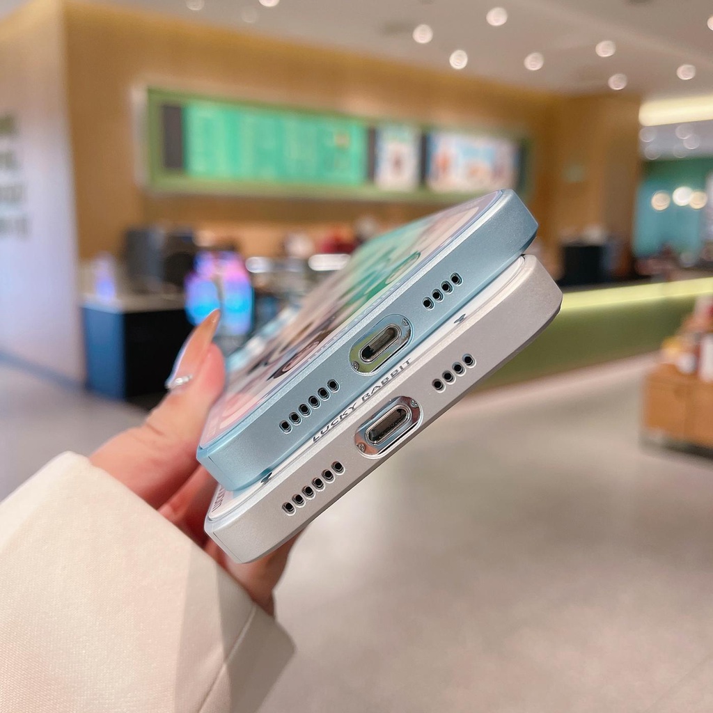 Ốp Điện Thoại Silicon Dẻo Tráng Gương Hình Gấu Trúc Thời Trang Cho iPhone 11 12 13 14 PRO MAX XR XS 7 8 Plus