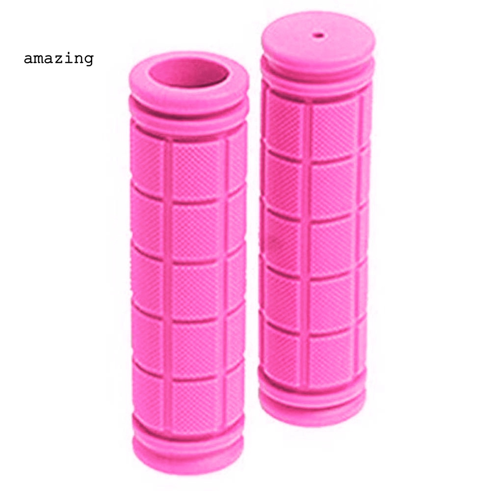 1 Cặp Vỏ Bọc Tay Lái Xe Đạp Hình Vuông Bằng Cao Su Gọn Nhẹ Chống Trượt Nhiều Màu Tùy Chọn