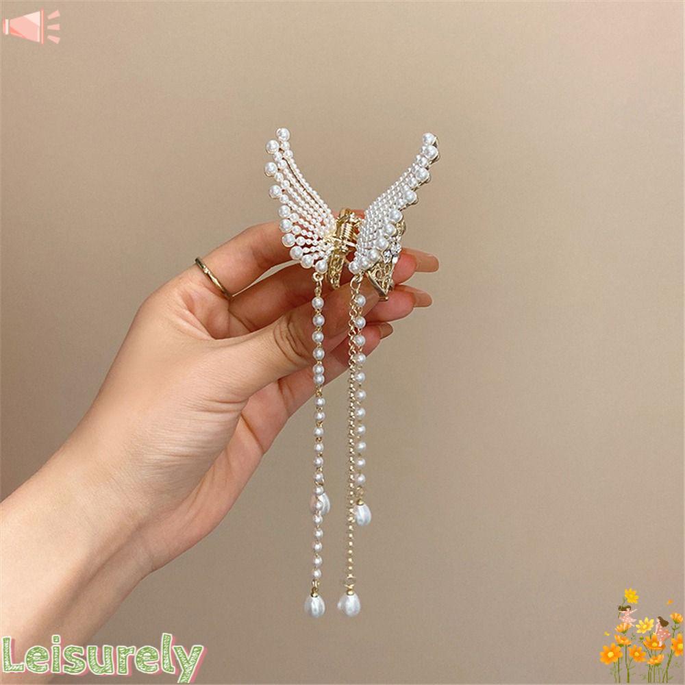 Kẹp Tóc Tua Rua Hình Bướm Liu Haibian