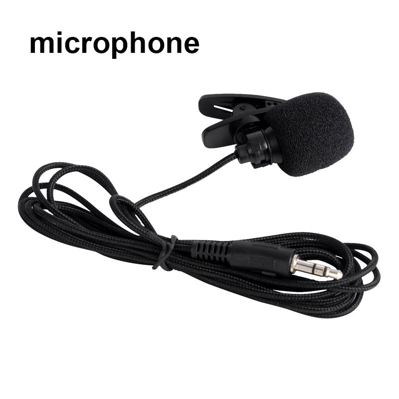 Micro Gắn Ngoài Cho Xe Hơi Giắc Cắm 3.5mm Kết Nối Bluetooth GPS DVD Có Thể Tháo Rời