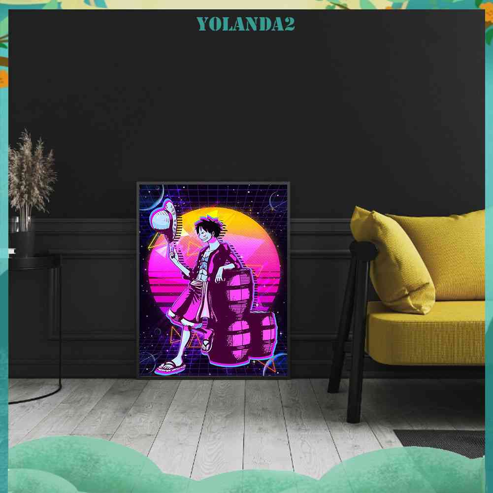 Bộ Tranh Đính Đá 5D Họa Tiết Hoạt Hình Độc Đáo DIY Dùng Trang Trí Nhà Cửa