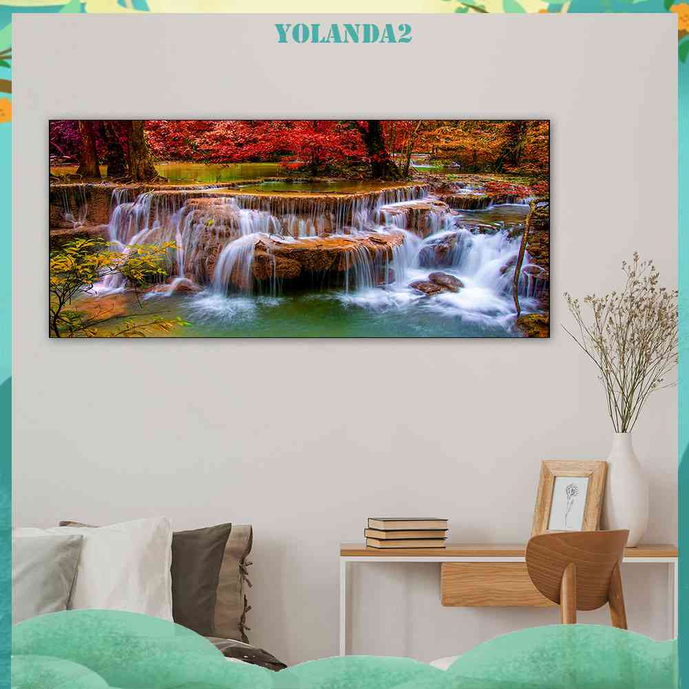 Tranh Đính Đá Kim Cương Toàn Bộ 5D DIY Hình Vẽ Lá Phong