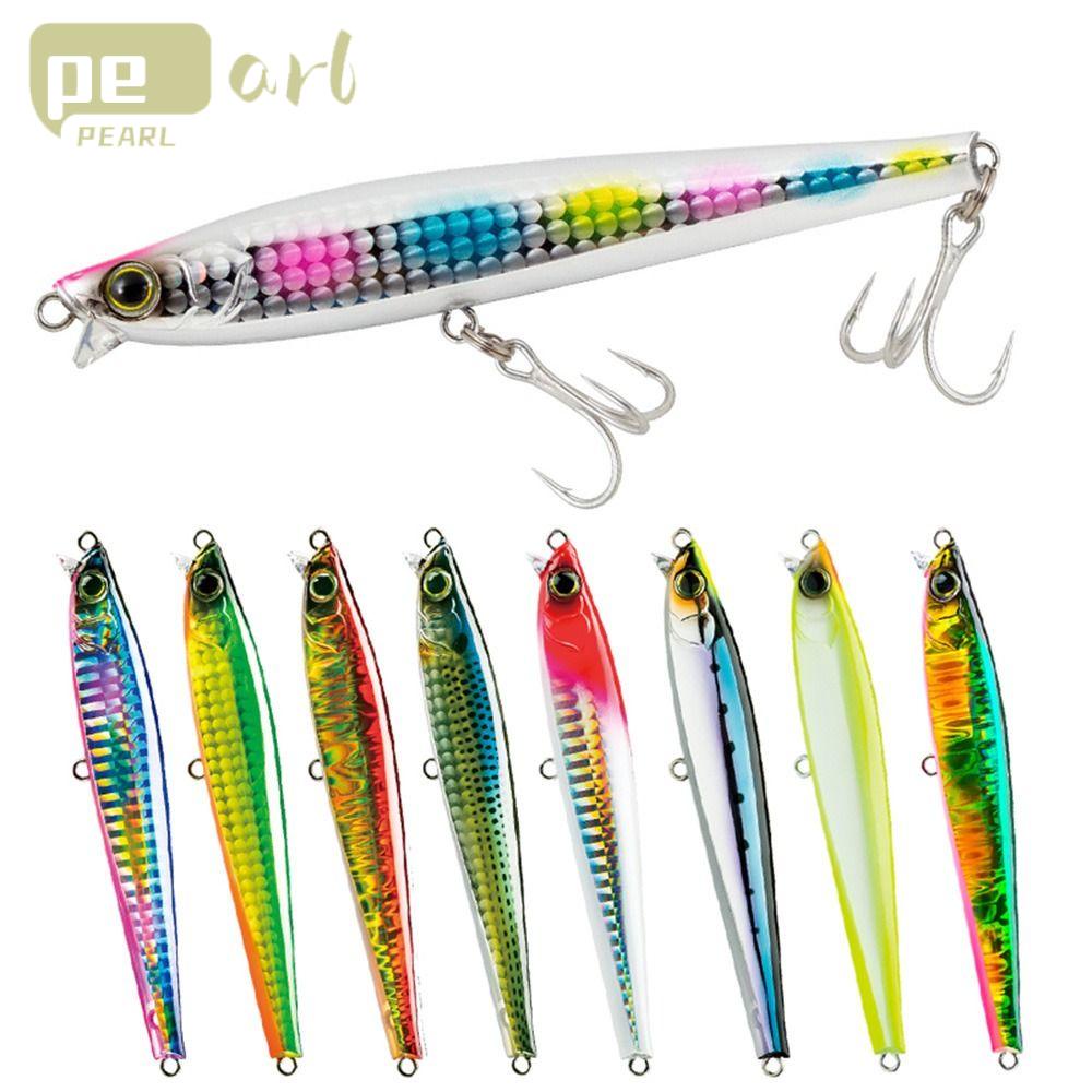 .Mồi Câu Cá Giả Họa Tiết Kẻ Sọc Chất Lượng Cao