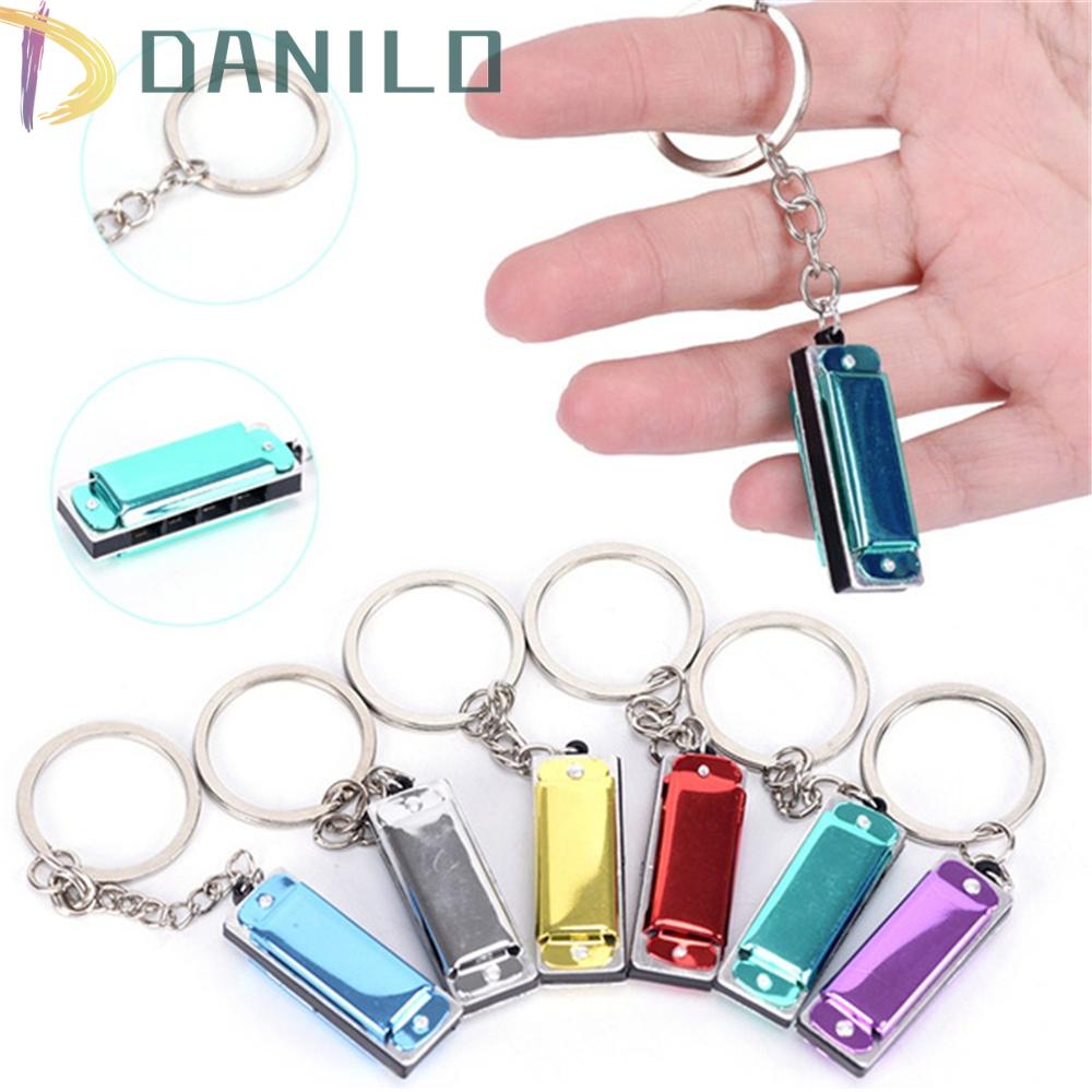Móc Khóa Kèn Harmonica Mini 3.6 * 1.2 * 0.8cm Giá Đỡ