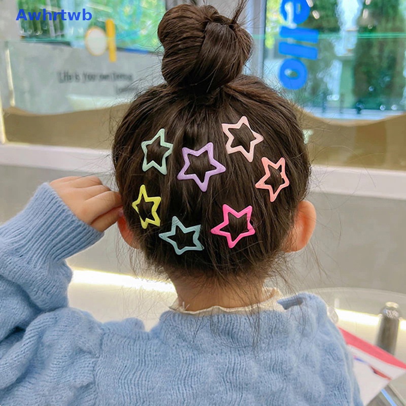 Set 10 / 25 Kẹp Tóc Hình Ngôi Sao Dễ Thương Cho Nữ Mới