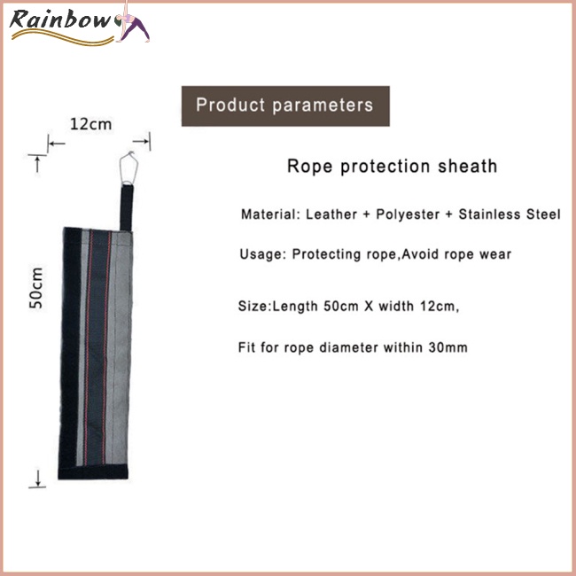 Vỏ Da Bọc Bảo Vệ Dây Thừng Chống Mài Mòn Độ Bền Cao Cho Hoạt Động Ngoài Trời