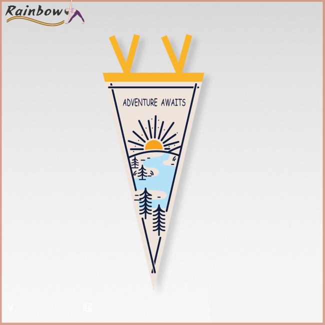 Cờ Mềm In Họa Tiết Nhiều Màu Sắc Gọn Nhẹ Tiện Dụng Mang Theo Cắm Trại