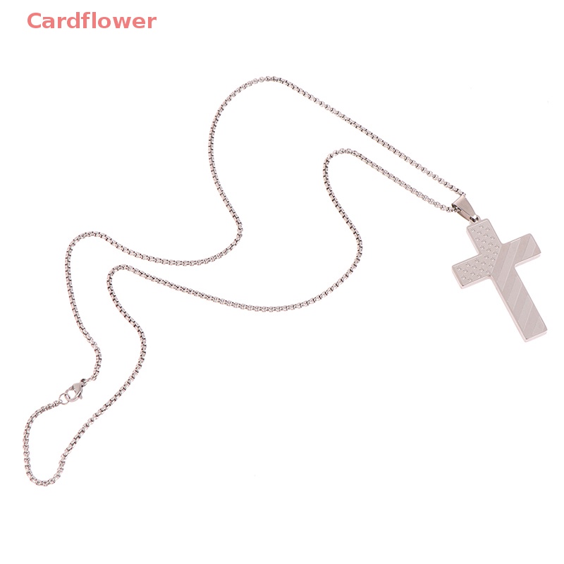 Vòng cổ Thép Không Gỉ Mặt Thánh Giá Thời Trang Mới