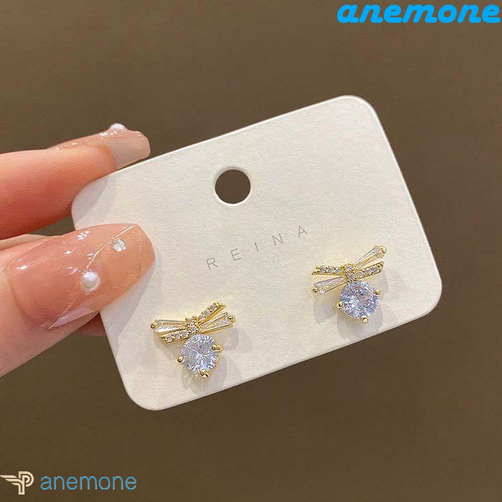 Khuyên Tai Hình Nơ Phong Cách Hàn Quốc Dành Cho Nữ|Khuyên Tai Nữ Trang Tạo Hình Độc Đáo