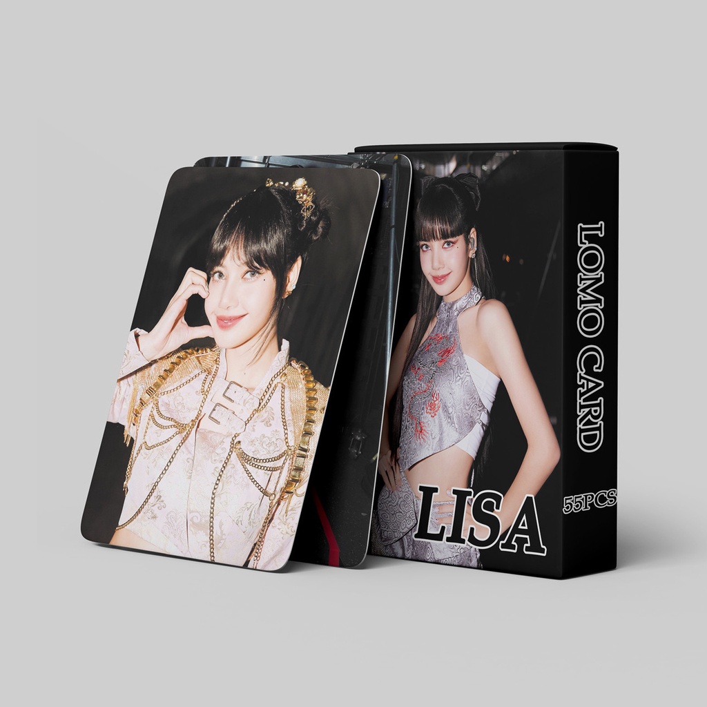 Hôp 54 ảnh Card Lomo Lisa rose BLACKPINK