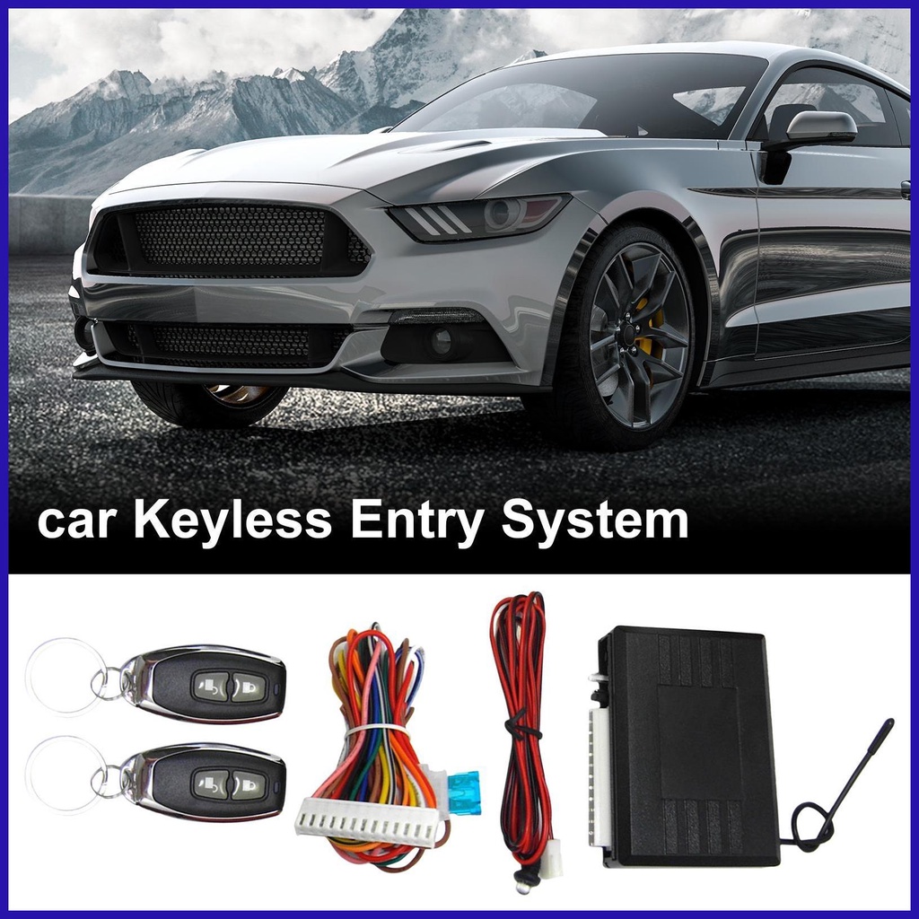 Bộ Thiết Bị Khởi Động Xe Hơi Tự Động Không Chìa Khóa Tương Thích Với Hầu Hết Các Loại Xe Tự Động 12V