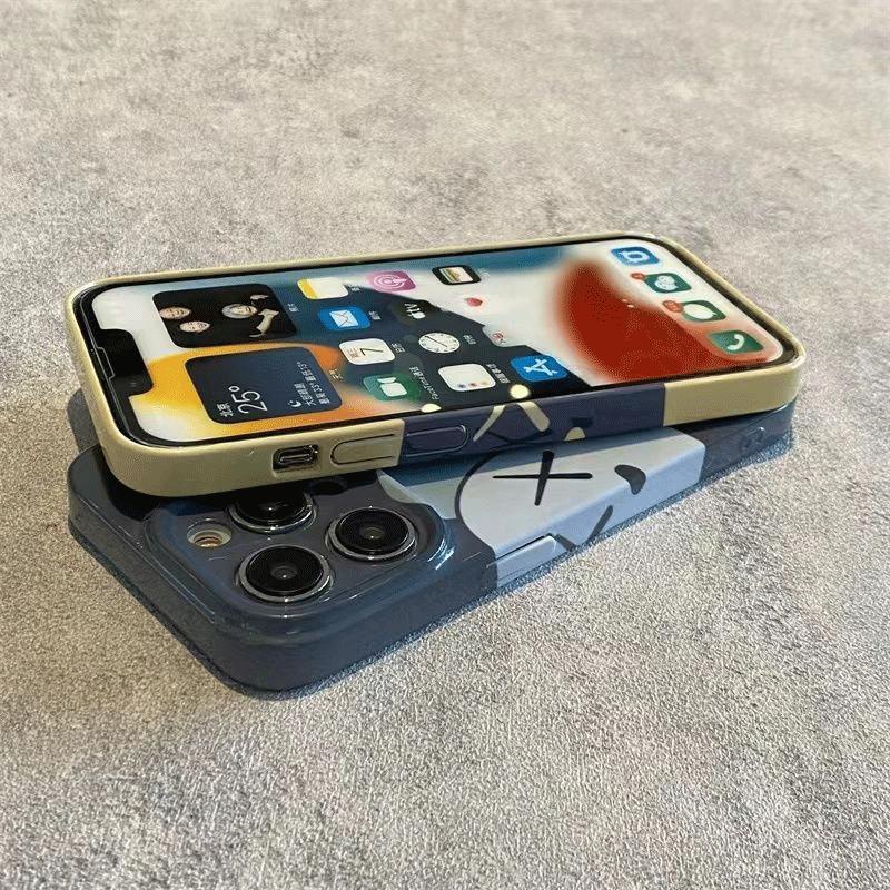 Ốp Điện Thoại Cứng Họa Tiết Gấu Violent Lấp Lánh Chống Sốc Cho iPhone13117 14promax 8p 12 Hq1