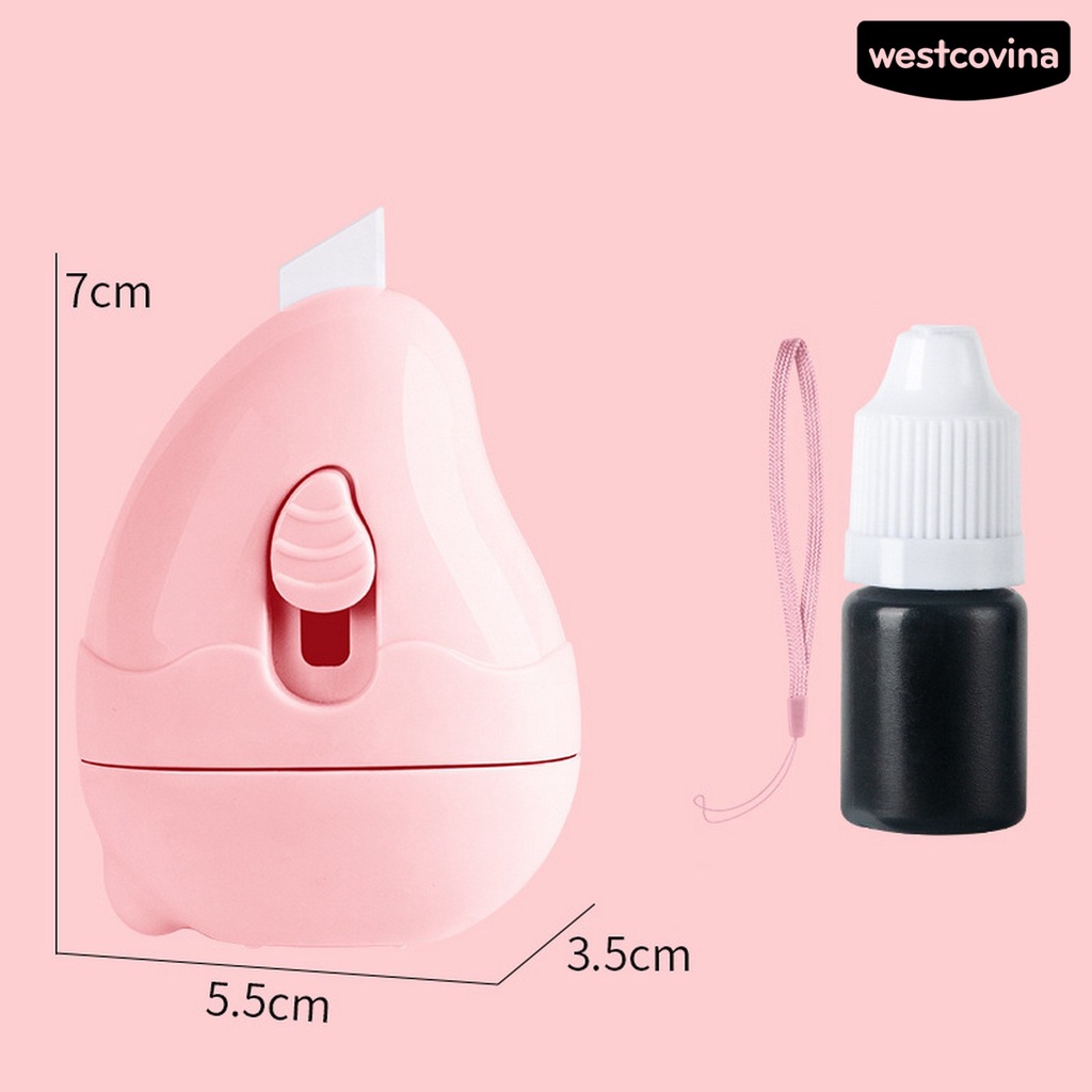 [COD]♪1 Bộ Con Dấu Lăn Nhanh Khô Chống Thấm Nước Giúp Bảo Vệ Sự Riêng Tư Tiện Dụng