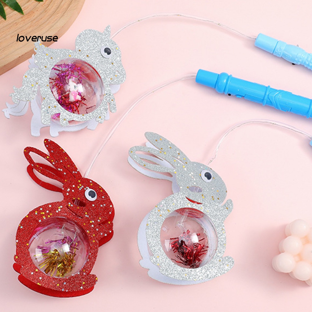 Lồng Đèn Phát Sáng Hình Thỏ Hoạt Hình Trang Trí Năm Mới