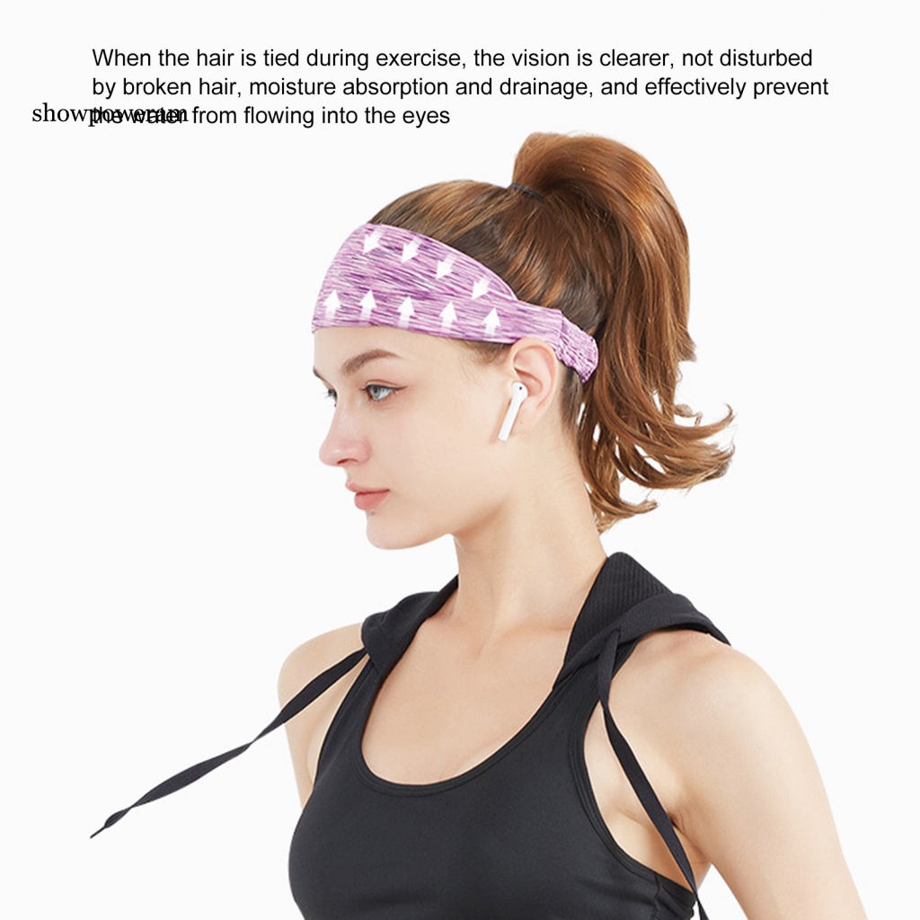 Băng Đô Thể Thao Co Giãn Thoáng Khí Bền Bỉ Dành Cho Nữ