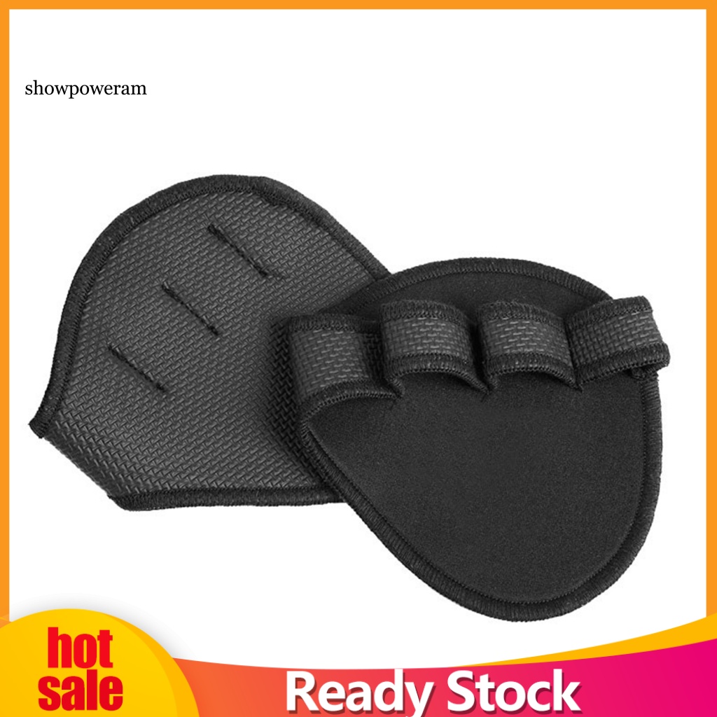 1 Cặp Găng Tay Hở Ngón Trọng Lượng Nhẹ Chống Trượt Hỗ Trợ Luyện Tập Thể Hình