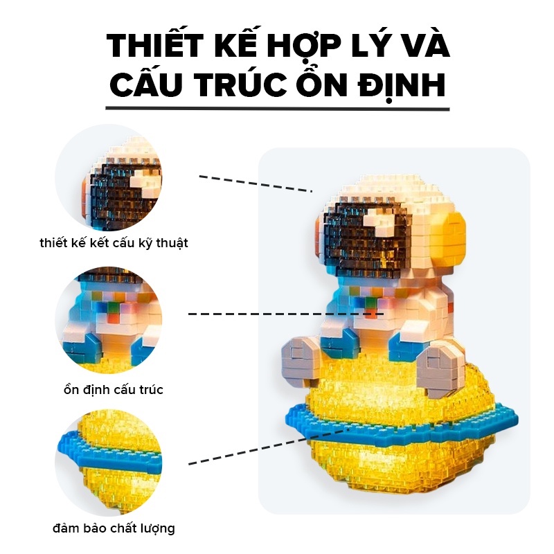 Đồ Chơi Lắp Ráp Mô Hình kuromi ghép hình Phi Hành Gia,Dễ Thương 12 cung hoàng đạo- Món quà tuyệt vời cho trẻ em