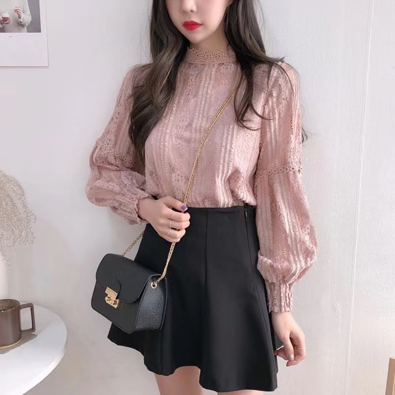 Áo Ren Xuyên Thấu Dài Tay Gợi Cảm Size S-XXL