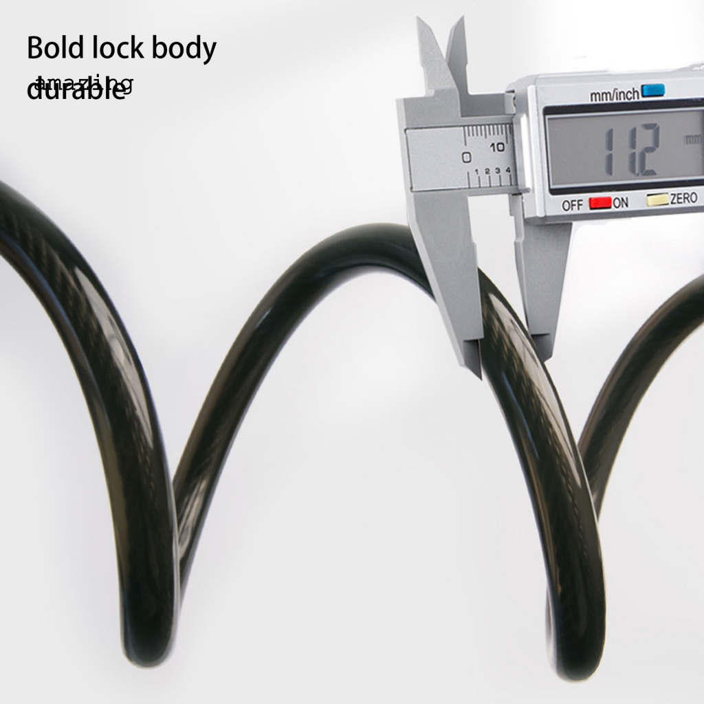 1 Bộ Khóa An Toàn Chống Gỉ Độ Bền Cao Cho Xe Đạp Leo Núi