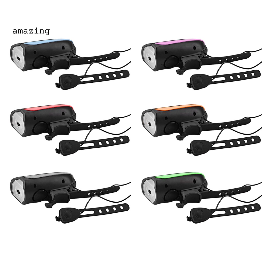 Đèn Pha Xe Đạp MTB Độ Sáng Cao Có Còi Và Sạc Lại Tiện Dụng