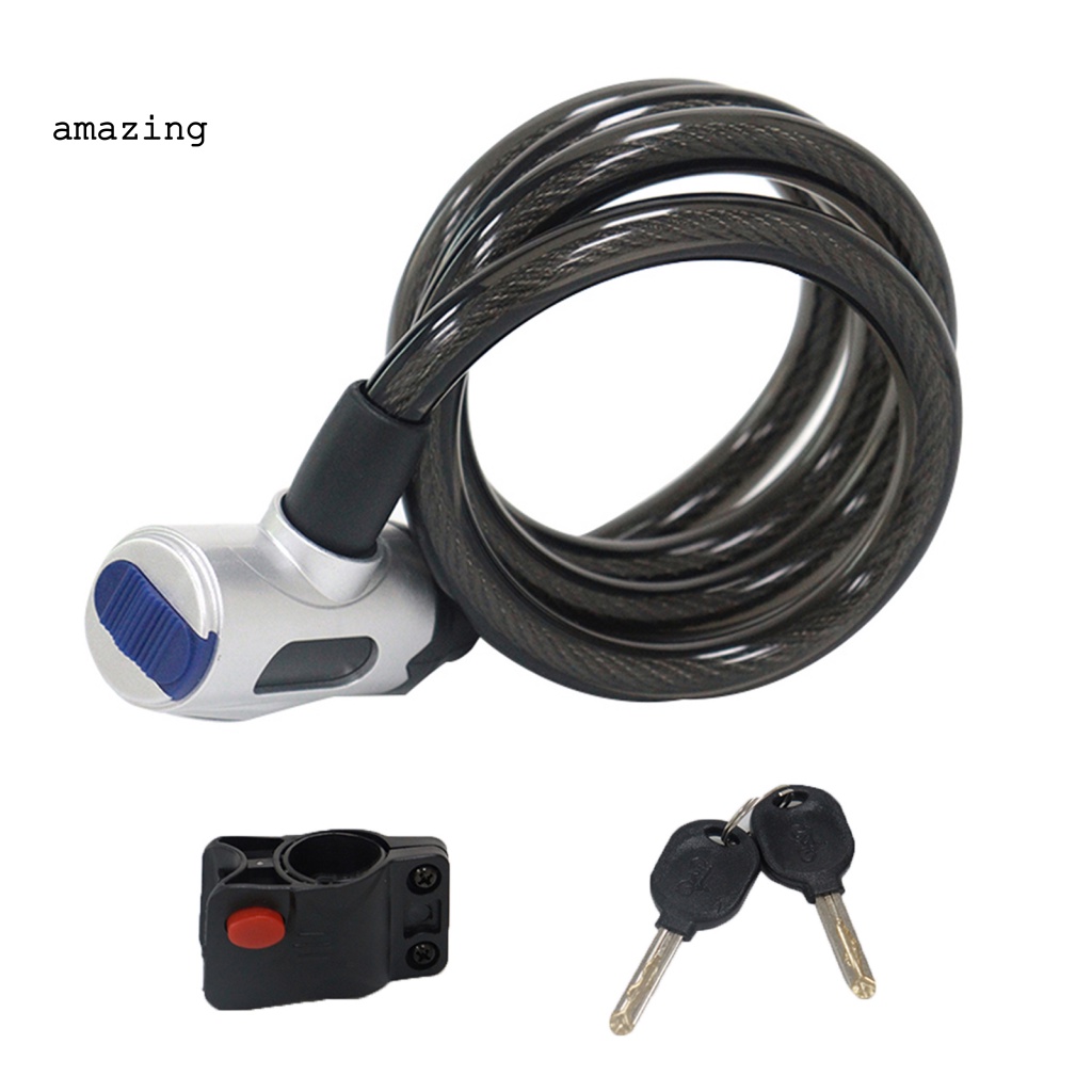 Ổ Khóa Xe Đạp Bằng Hợp Kim Kẽm Hình Trụ Chống Mòn / Bụi Bẩn Tiện Dụng