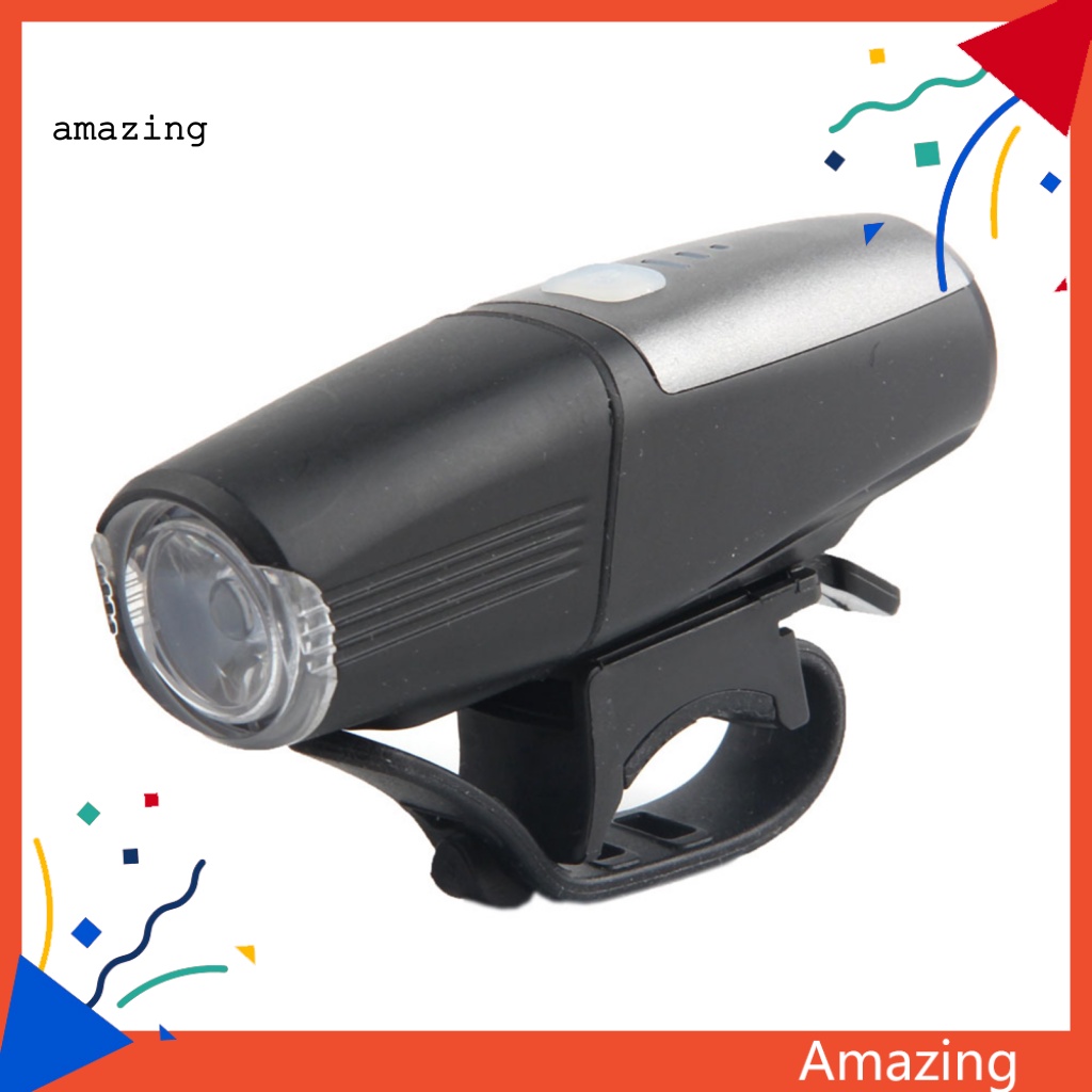 Đèn Pha Trước Màu Đen Chống Thấm Nước Cho Xe Đạp Leo Núi