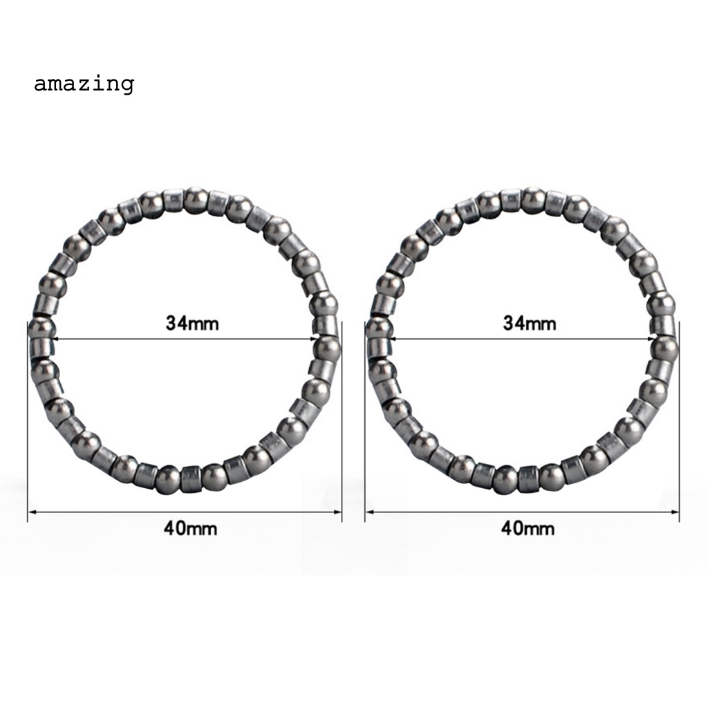 Bộ 2 Phụ Kiện Hạt Màu Bạc Gắn Phía Trước Xe Đạp Chắc Chắn Sturdy