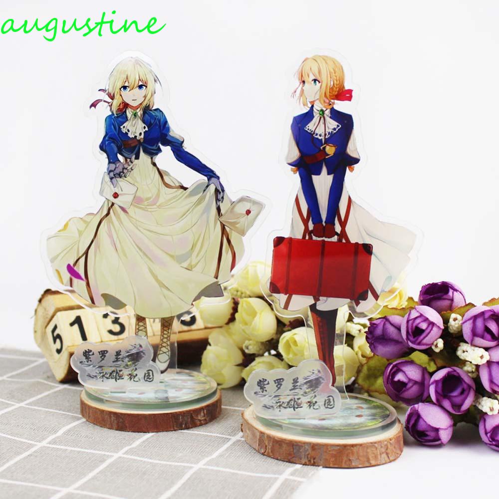 Mô Hình Đồ Chơi Nhân Vật Gilbert Bougainvillea Bằng Acrylic Hai Mặt Trong Phim Violet Evergarden Để Bàn Trang Trí