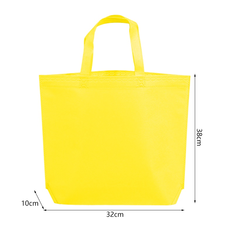 Túi Xách Mua Sắm Bằng Vải Không Dệt Màu Sắc Đơn Giản