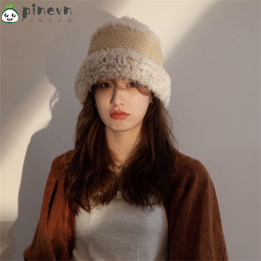 Mũ Tai Bèo Vải Lông Giữ Ấm Thời Trang