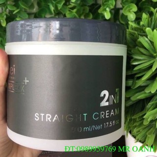 KEM DUỖI TÓC PHỤC HỒI 2 TRONG 1 LACEI 500ml Không cần kem dập
