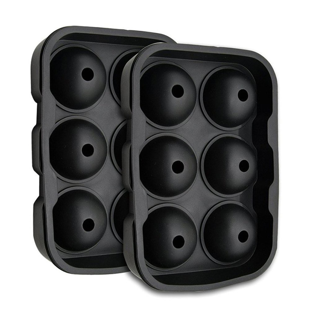Silicone Ice Cube Trays Sphere Round Ice Ball Maker Large Square Ice Cube Mold
