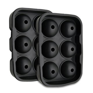 Silicone Ice Cube Trays Sphere Round Ice Ball Maker Large Square Ice Cube Mold