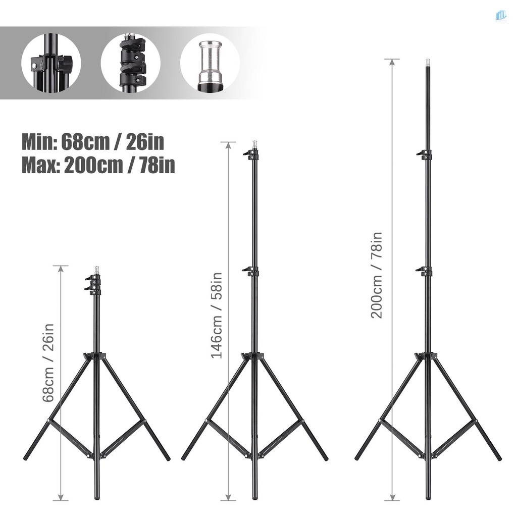 Hộp Mềm Đựng Bộ Dụng Cụ Chụp Ảnh 50x70cm * 1 + 2M * 1 Bằng Kim Loại