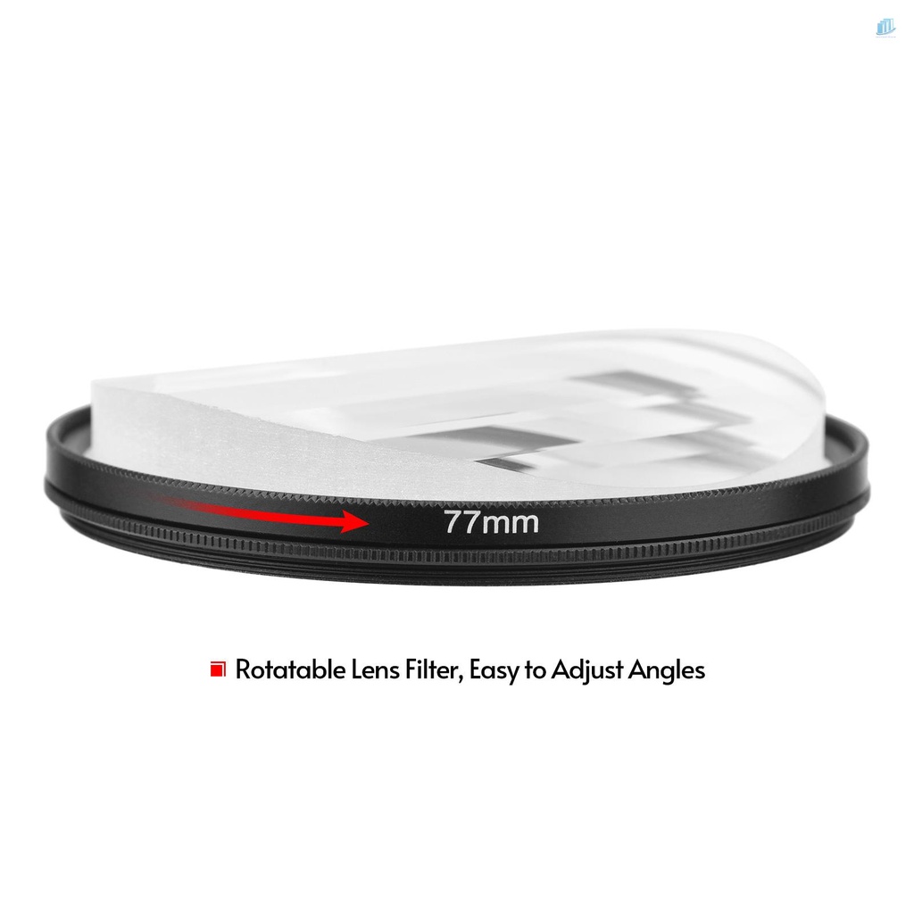 Bộ Lọc Ống Kính Thông Minh 77mm Chuyên Dụng Cho Máy Ảnh DSLR