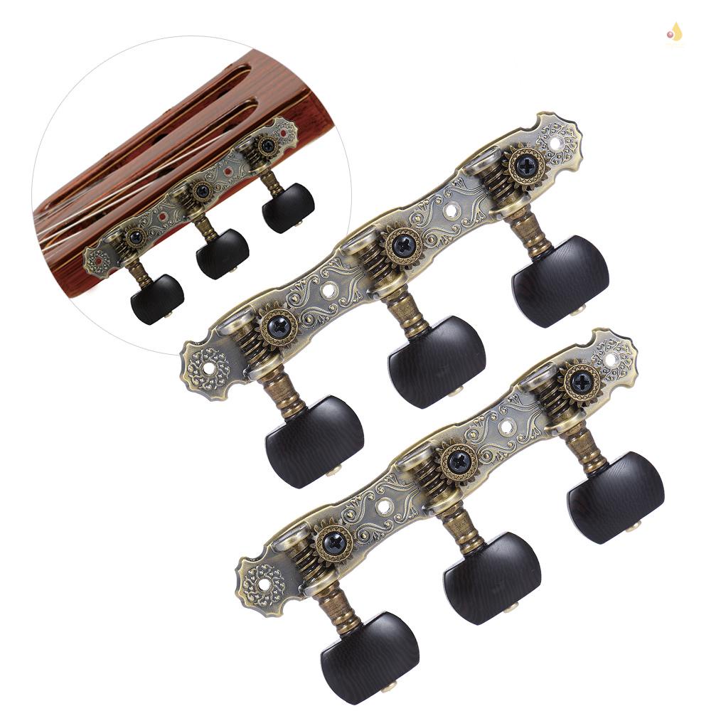 Set 2 Núm Vặn Điều Chỉnh Dây Đàn Guitar Alice Mạ Đồng (L &amp; R) AOS-022V3P)
