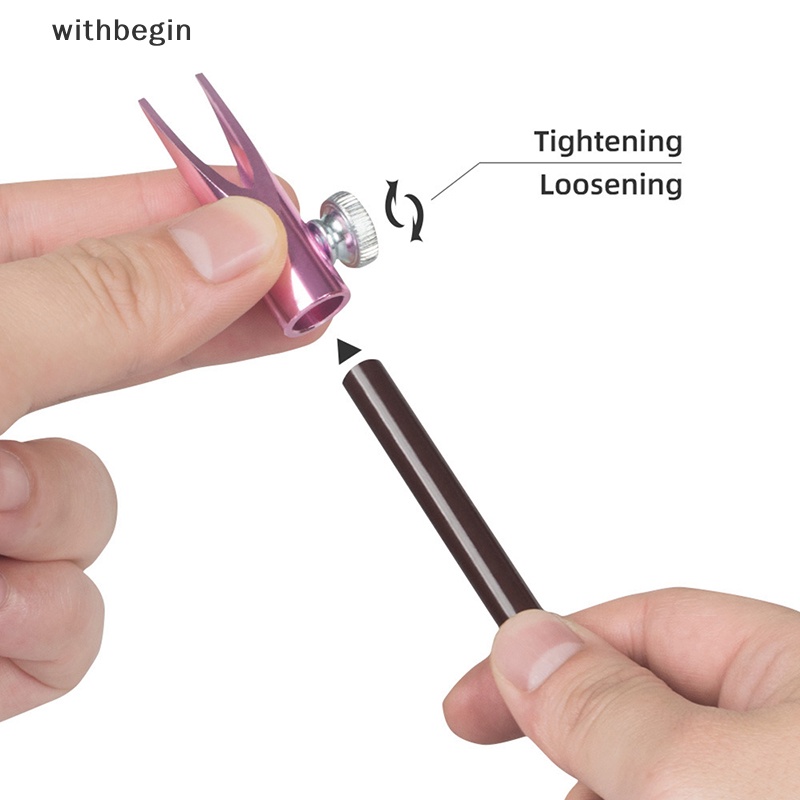 Bút Chì Vẽ Lông Mày Hai Đầu Kèm Đồ Chuốt Hình Chữ U Bằng Kim Loại