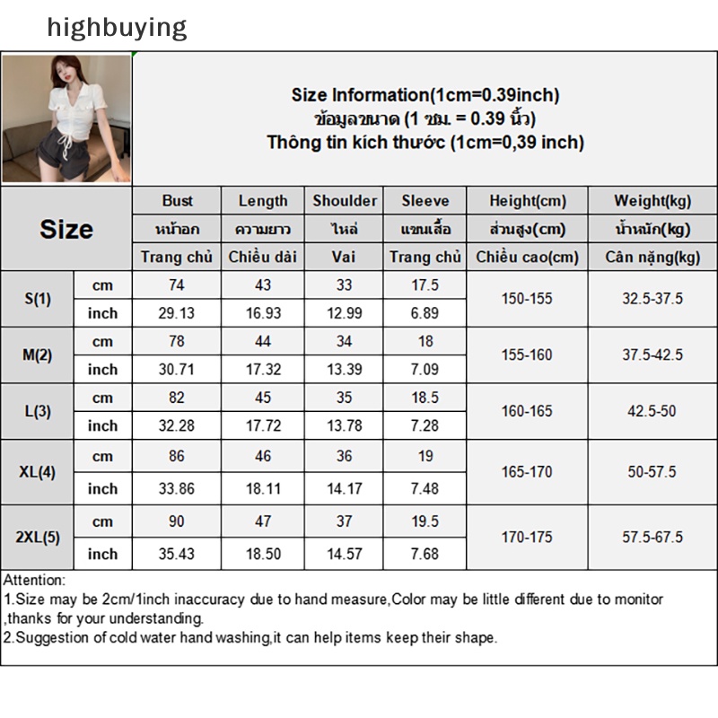 Áo Thun Lửng Tay Ngắn Cổ Chữ V Màu Sắc Đơn Giản Cho Nữ