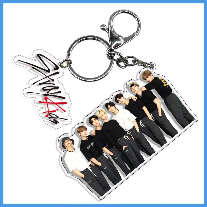 1 Móc Chìa Khóa Acrylic In Hình Nhóm Nhạc Hàn Quốc NCT TXT THE BOYZ ATEEZ GOT 7 E Eunhypen SEVENTEEN