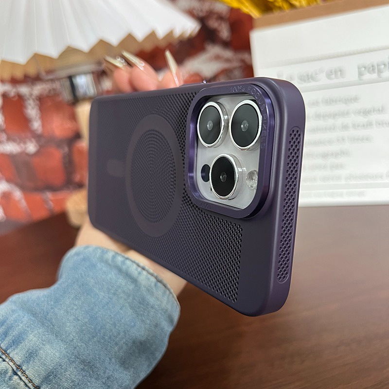Ốp Điện Thoại Chống Sốc Siêu Mỏng Có Nam Châm Cho iPhone 14 Plus 14Pro Max 13 12 Pro 11