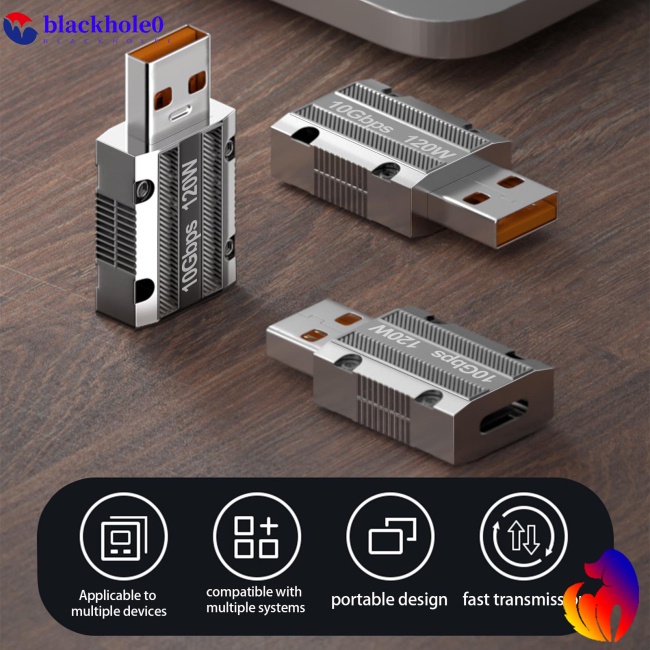 Đầu Chuyển Đổi Type-c Sang Usb 120w 10gbps Sạc Nhanh Cho Điện Thoại / Máy Tính Bảng Hubs