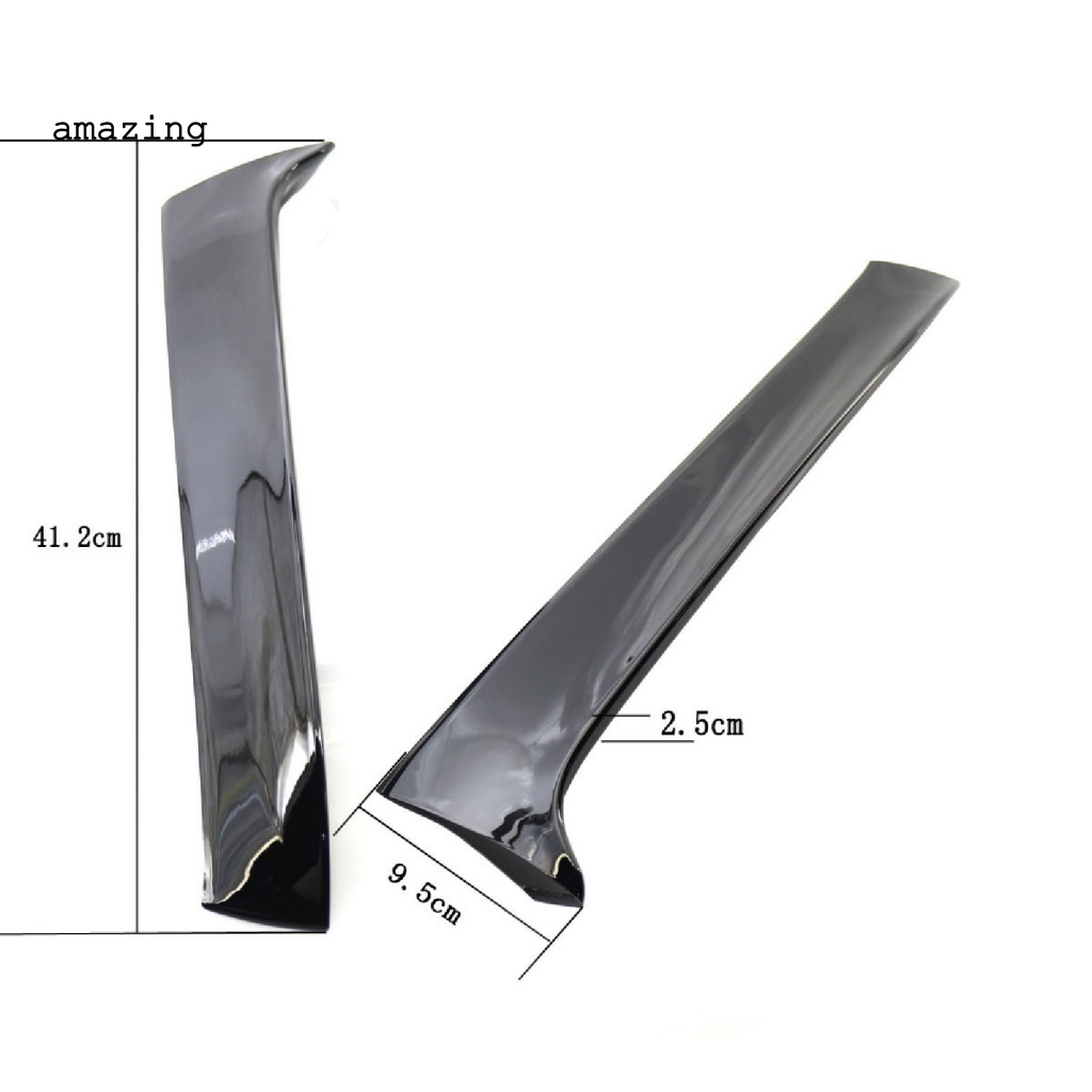 Set 2 Cánh Gió Màu Đen Bóng Chống Ăn Mòn Chống Ăn Mòn Cho VW Golf 7 Wagon 14-17