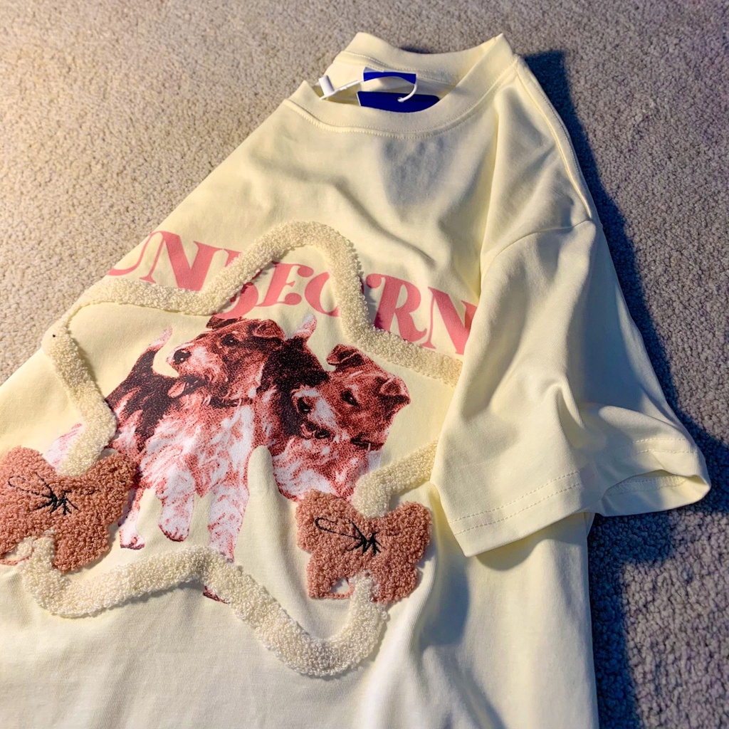 Áo Thun Cotton Tay Ngắn In Hình Đồ Họa Phong Cách Hàn Quốc Mẫu Mới 2023 Thời Trang Cho Nữ